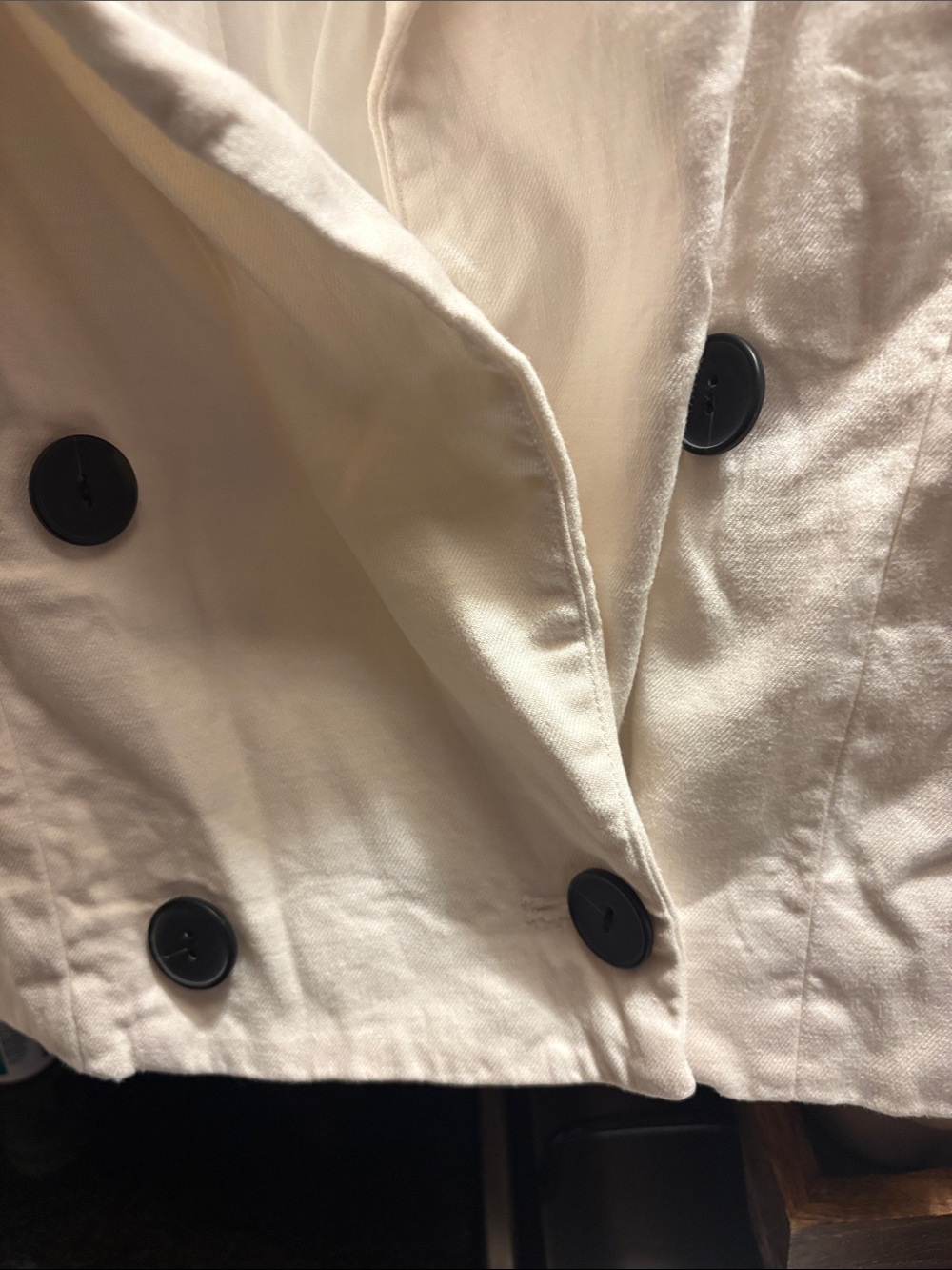 Cropped white jacket - Picture 3 of 6